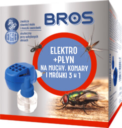 Bros Elektrofumigator owadobójczy z płynem 3 w 1