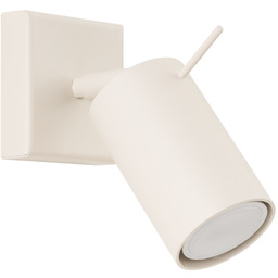 Ring beżowy - Sollux Lighting - lampa ścienna
