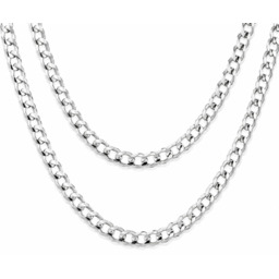 Srebrny Łańcuszek Męski Pancerka 4,50 mm pr 925