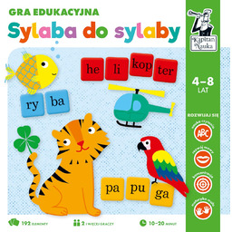 Sylaba do sylaby. Gra edukacyjna. Kapitan Nauka