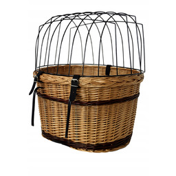 Kosz wiklinowy Koszyk na Rower Duży dla kota