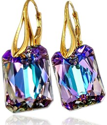 Najnowsze Kolczyki Kryształy Crystal Classic Vitrail Light Gold