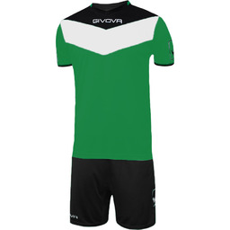 Givova, Komplet sportowy, Kit Campo KITC53 1310, zielono-czarny,