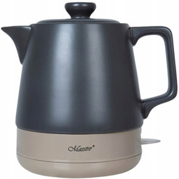 Mały, Ceramiczny czajnik elektryczny Maestro Czarny 1,0l 1200W