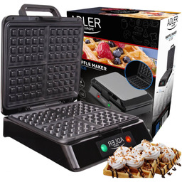 Gofrownica XXL Duża Na 4 Gofry 1500W Mocna