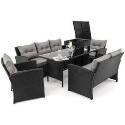 Zestaw mebli ogrodowych z technorattanu 7os. MARSYLIA BIG