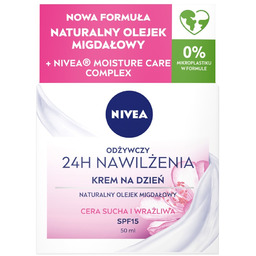 Nivea 24H Nawilżenia odżywczy krem na dzień cera