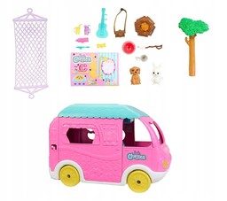Barbie Przyczepa kempingowa Chelsea zestaw z lalką