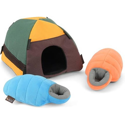 Zabawka dla psów_pluszowa zabawka - namiot_S