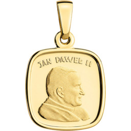 Medalik Złoty Jan Paweł II pr 585