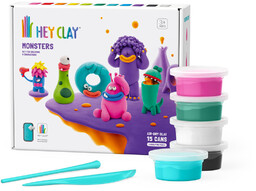 Hey Clay Zestaw Potwory + Akcesoria