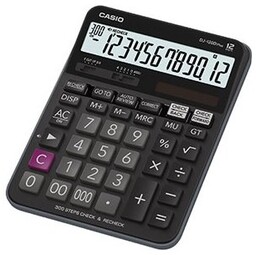 CASIO Kalkulator DJ-120DPLUS Zasilanie bateryjno-słoneczne, 1 pamięć