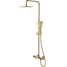 CERSANIT Zestaw prysznicowy VIRGO z wylewką i baterią