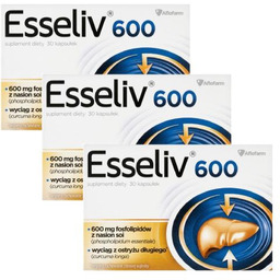Zestaw Esseliv 600, 3 x 30 kaps.