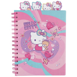 Kołobrulion A5 100k.kratka z główkami Hello Kitty pink
