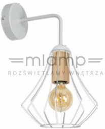 Ścienna LAMPA loft WILL MLP6556 Milagro druciana OPRAWA