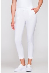 Spodnie Kosmetyczne Vena Cygaretki Białe Rozmiar: 40