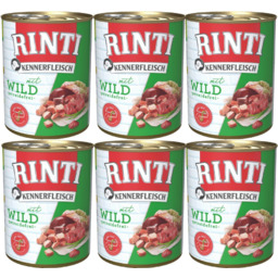 RINTI Kennerfleisch Game 6x400 g mokra karma
