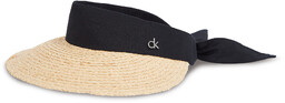 Daszek Calvin Klein Ck Linen Headband Straw Visor