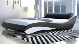 Nowoczesne łóżko do sypialni Stilo-2 Lux Premium velur