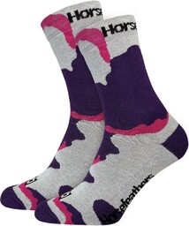 skarpety damskie HORSEFEATHERS CAMO SOCKS Grape