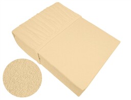 Greno Prześcieradło frotte 100x200 cappuccino z gumką Bielbaw
