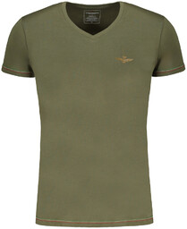 T-SHIRT MĘSKI Z KRÓTKIM RĘKAWEM ERONAUTICA MILITARE NIEBIESKI