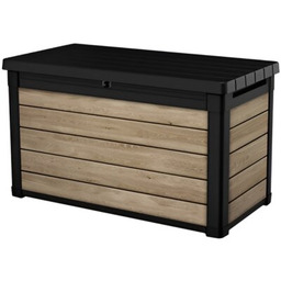 KETER Skrzynia ogrodowa Signature Deco 380L Beżowo-szary