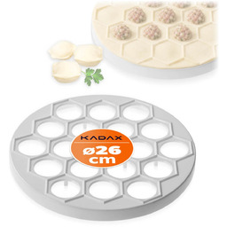 Pierożnica na uszka Paestum 26 cm biała