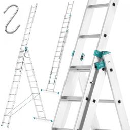 Drabina aluminiowa wielofunkcyjna uniwersalna 3x12 HIGHER - 9,30