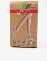 Cienkie podkolanówki damskie 15 den Eco Marilyn