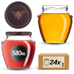 Słoiki na przetwory Sassa 580ml 24szt 82mm +