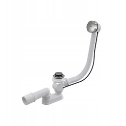 Syfon Wannowy Automat Metal chrom A55K AlcaPLAST