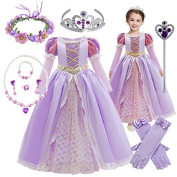 STRÓJ ROSZPUNKA ZAPLĄTANI SUKIENKA KOSTIUM KSIĘŻNICZKA NA BAL