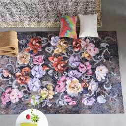 Designers Guild Dywan ręcznie tkany Tapestry Flower Damson