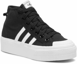 Sneakersy adidas Nizza Platform Mid W FY2783 Czarny