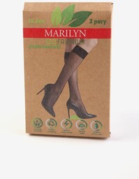 Transparentne podkolanówki damskie Eco Marilyn