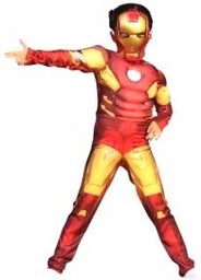 Kostium Iron Man 3D mięśnie+ maska/KW-1300/rozmiar L 130