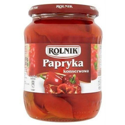 Rolnik papryka konserwowa ćwiartki 2550g