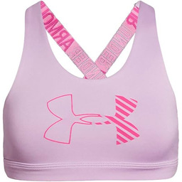 Under Armour Dziewczęcy Armour HeatGear sportowy biustonosz graficzny