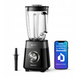 Blender kielichowy szklany 1200W Seria 5000 Philips ProBlend