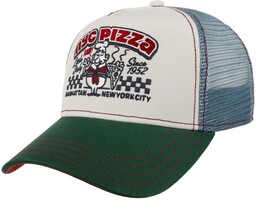 Czapka Trucker NYC Pizza by JJ Hats, niebiesko-zielony,