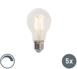 LUEDD Zestaw 5 x Żarówka LED E27 filament