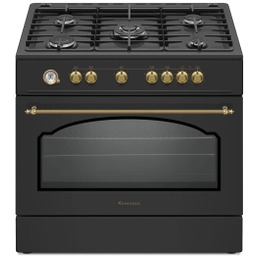 Ravanson KWGE-90AR Termoobieg Rożen Kuchnia gazowo-elektryczna