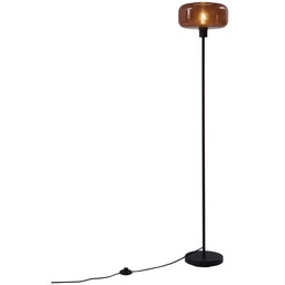 Stylowa lampa podłogowa w stylu retro, czarna