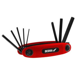 DEDRA Zestaw kluczy imbusowych 06F240 (8 elementów)