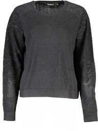 CZARNY SWETER DESIGUAL DAMSKI