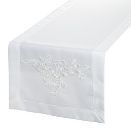 Eurofirany Obrus bieżnik 40x140 Bari biały