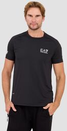 EA7 Czarny męski t-shirt Ventus 7, Rozmiar L