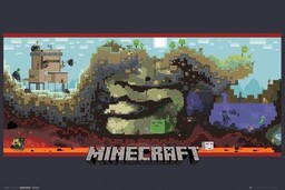 Minecraft Podziemia - plakat